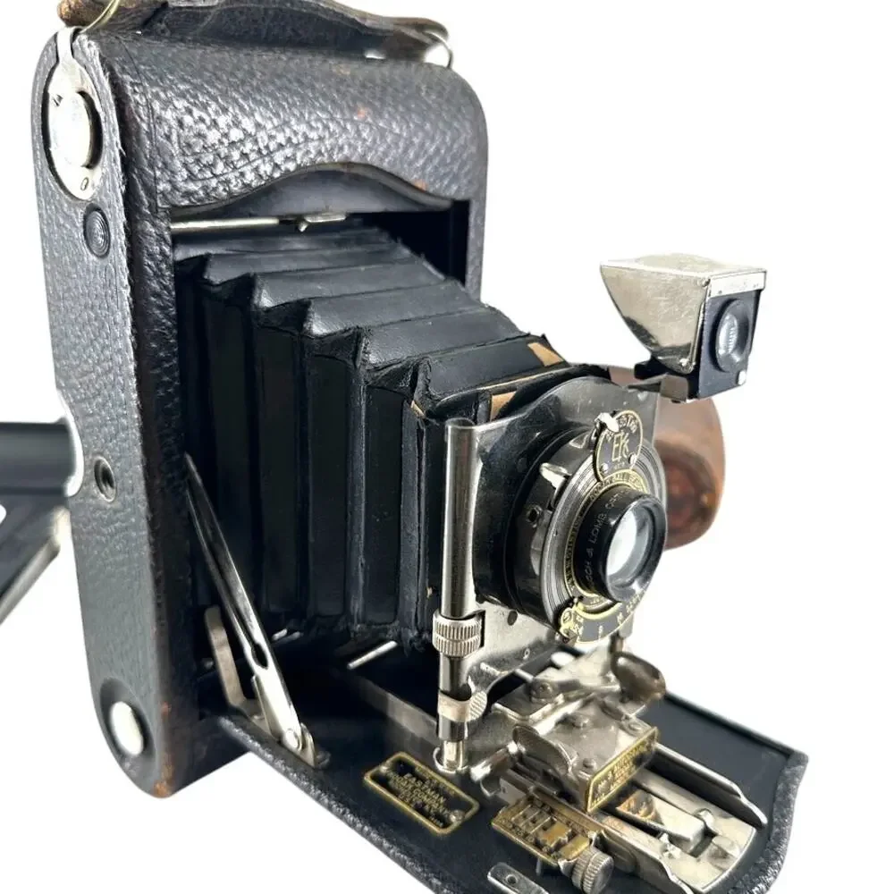 Vintage 1927 No. 3A Autographic Kodak Folding Camera w/ Case Collectible
